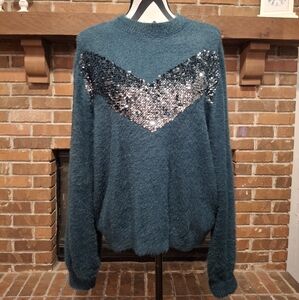 Cara Santana Nine West Sweater with Sequins